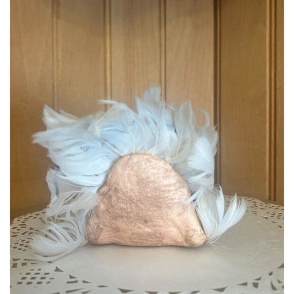 Rustic Woodland Animals Set of 3 Pinecone Turkey Straw Deer Raccoon Natural Hand - Picture 4 of 9